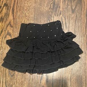 Random Hearts ruffled skirt size L